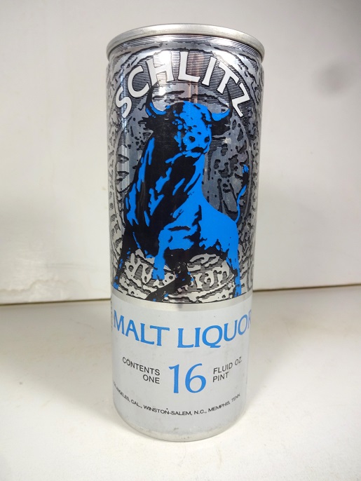 Schlitz Malt Liquor - 1975 - aluminum - 16oz - Click Image to Close